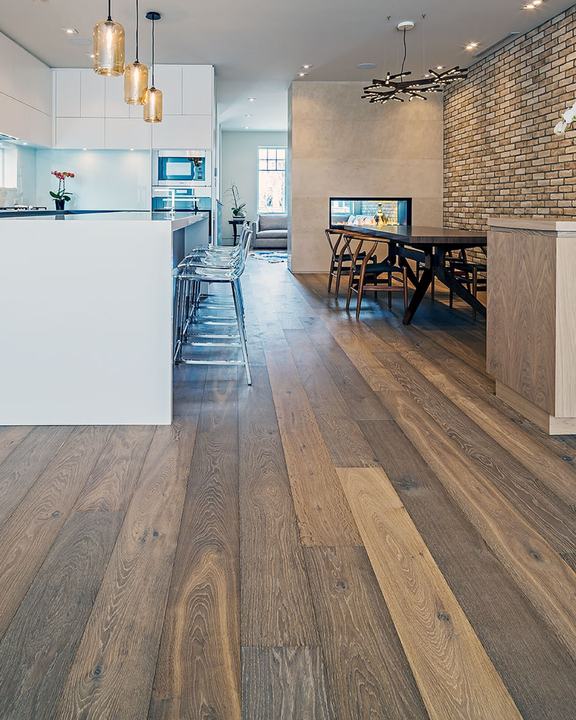 Khayeri flooring in a private residence
